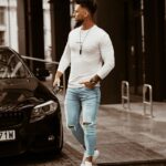 Bluzka męska Simple Look O'la Voga biała