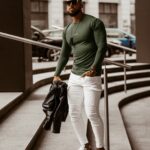 Bluzka męska Simple Look O'la Voga khaki