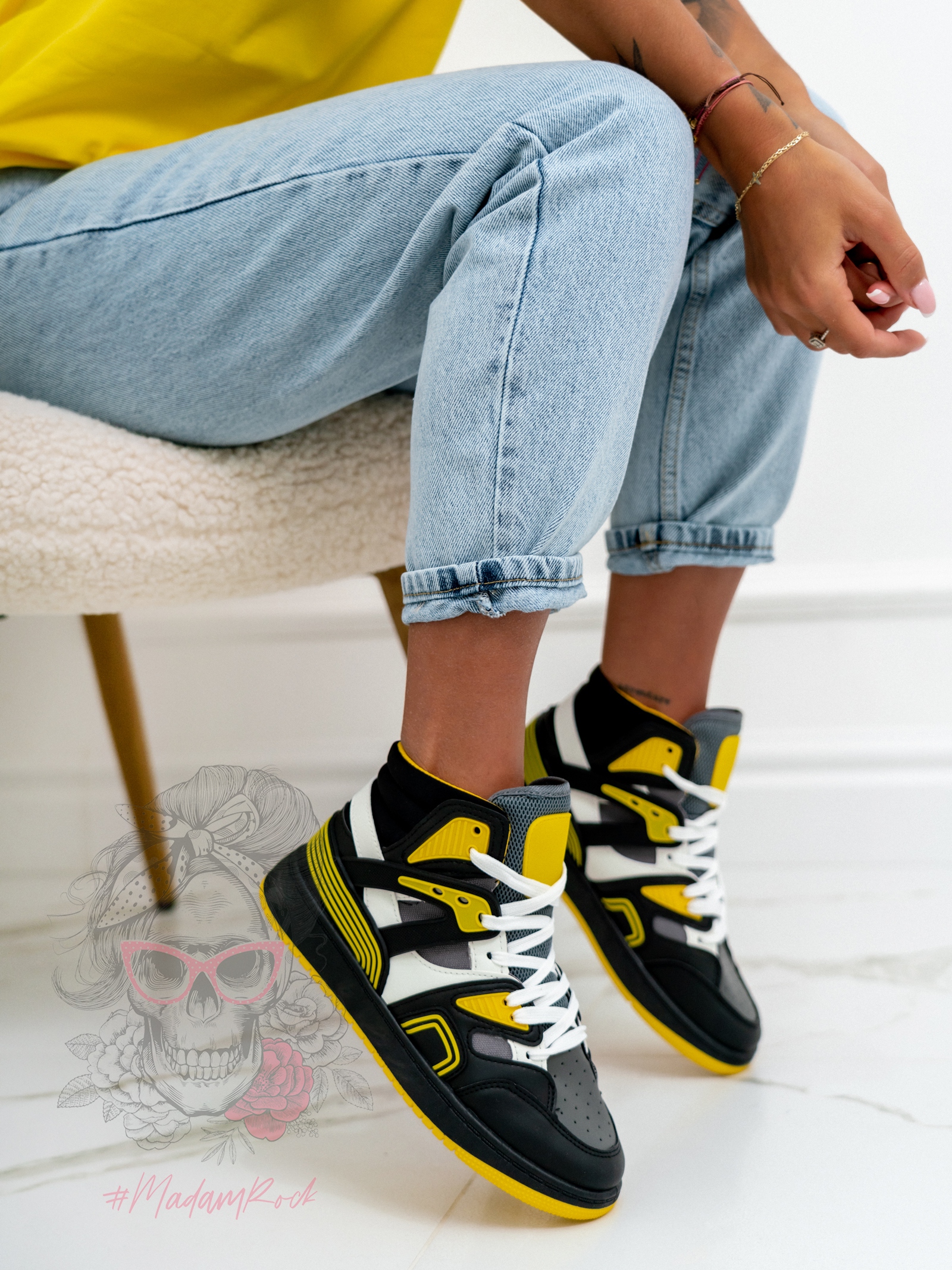 -WYPRZEDANE-Buty sportowe Rock Colorido czarne