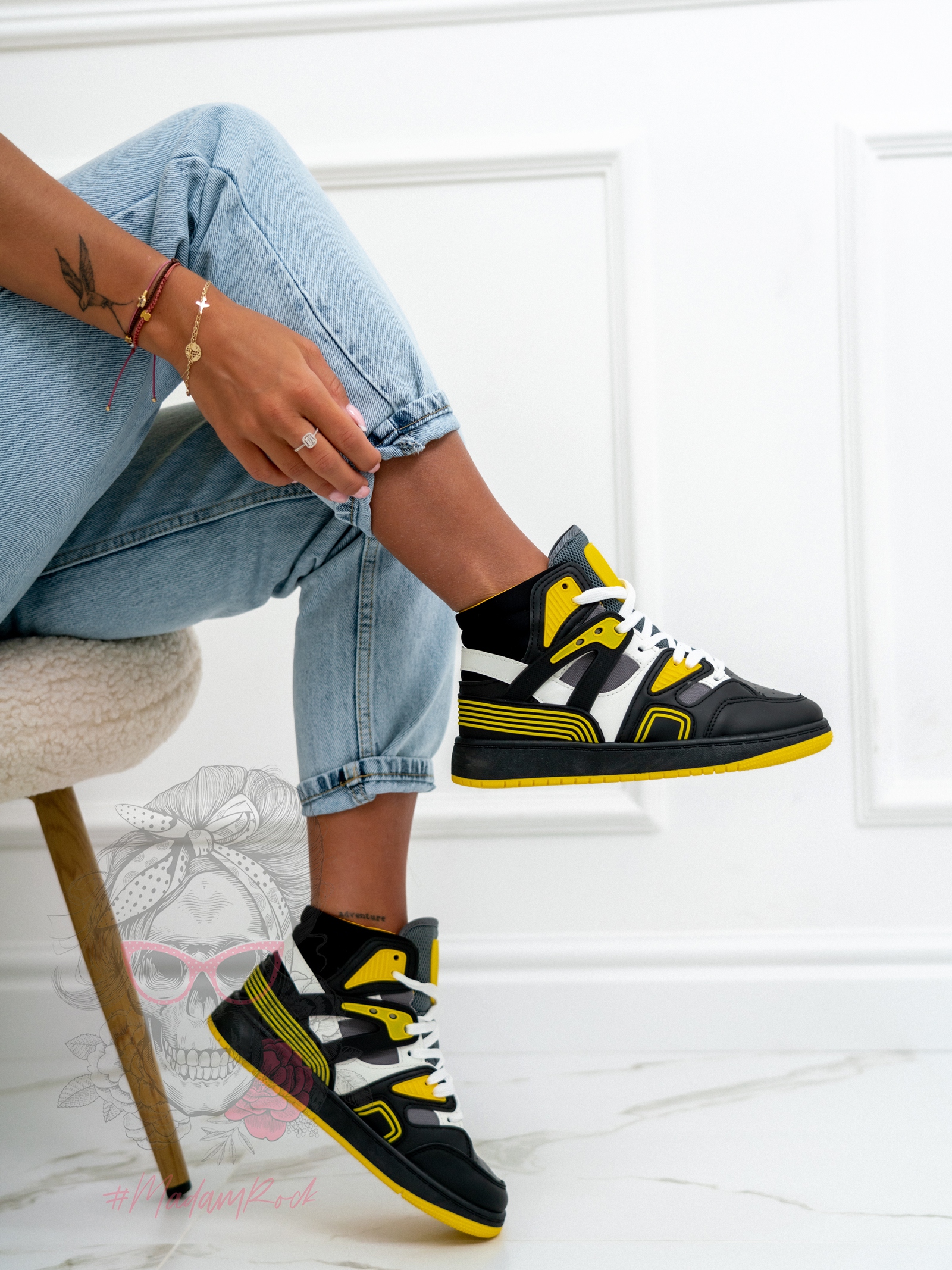 -WYPRZEDANE-Buty sportowe Rock Colorido czarne