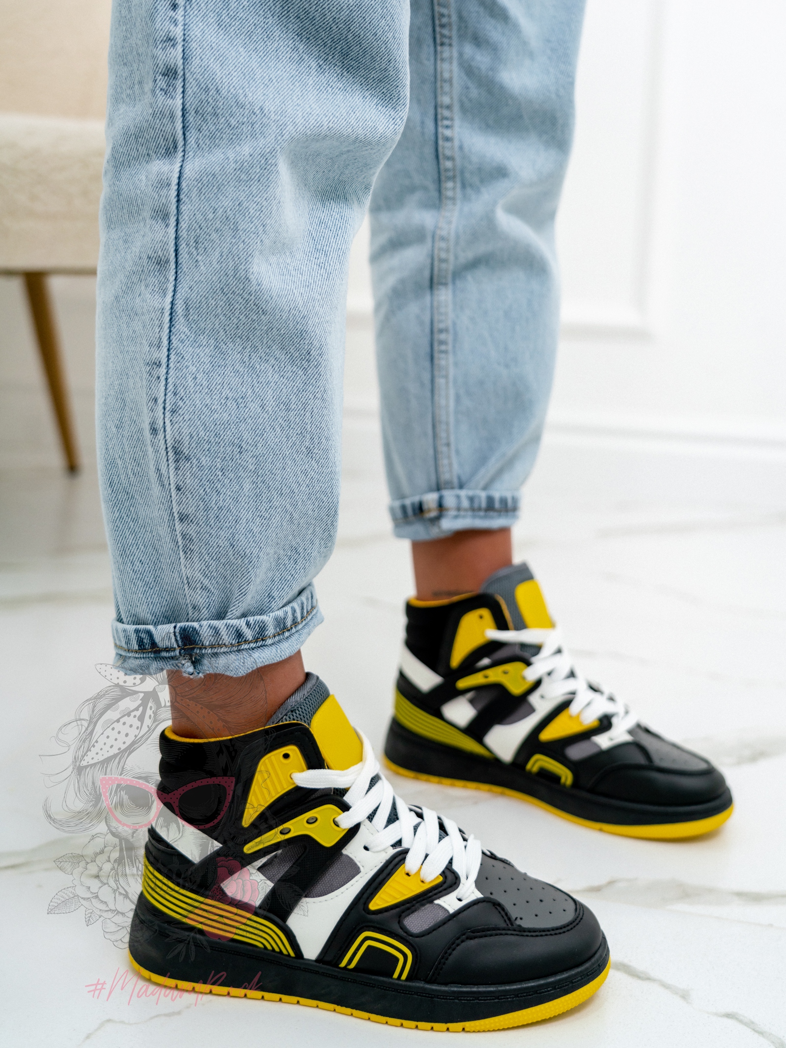 -WYPRZEDANE-Buty sportowe Rock Colorido czarne