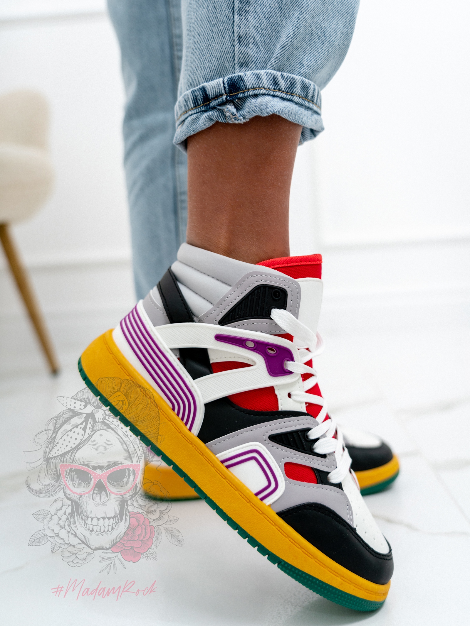 -WYPRZEDANE-Buty sportowe Rock Colorido szare