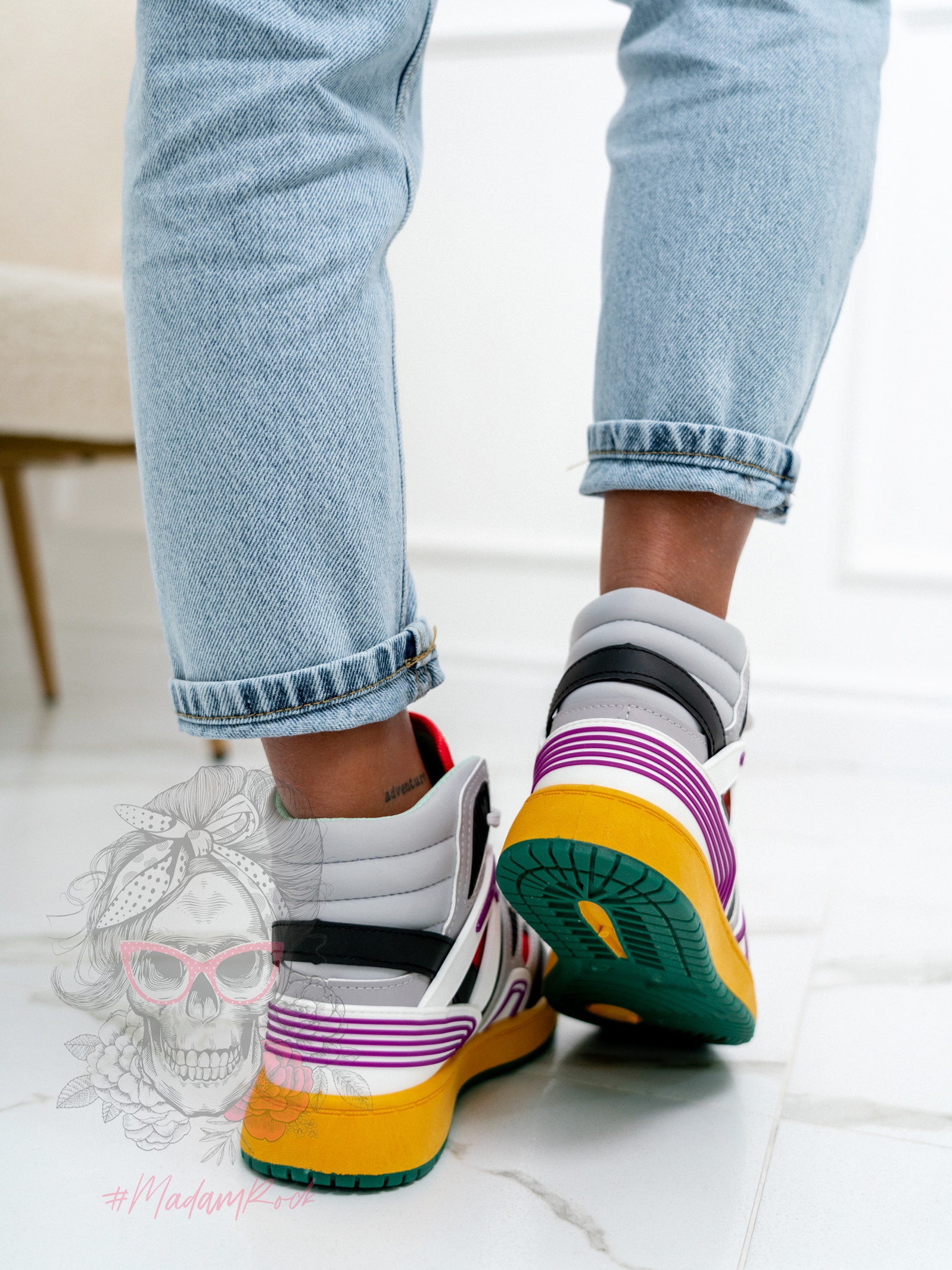 -WYPRZEDANE-Buty sportowe Rock Colorido szare