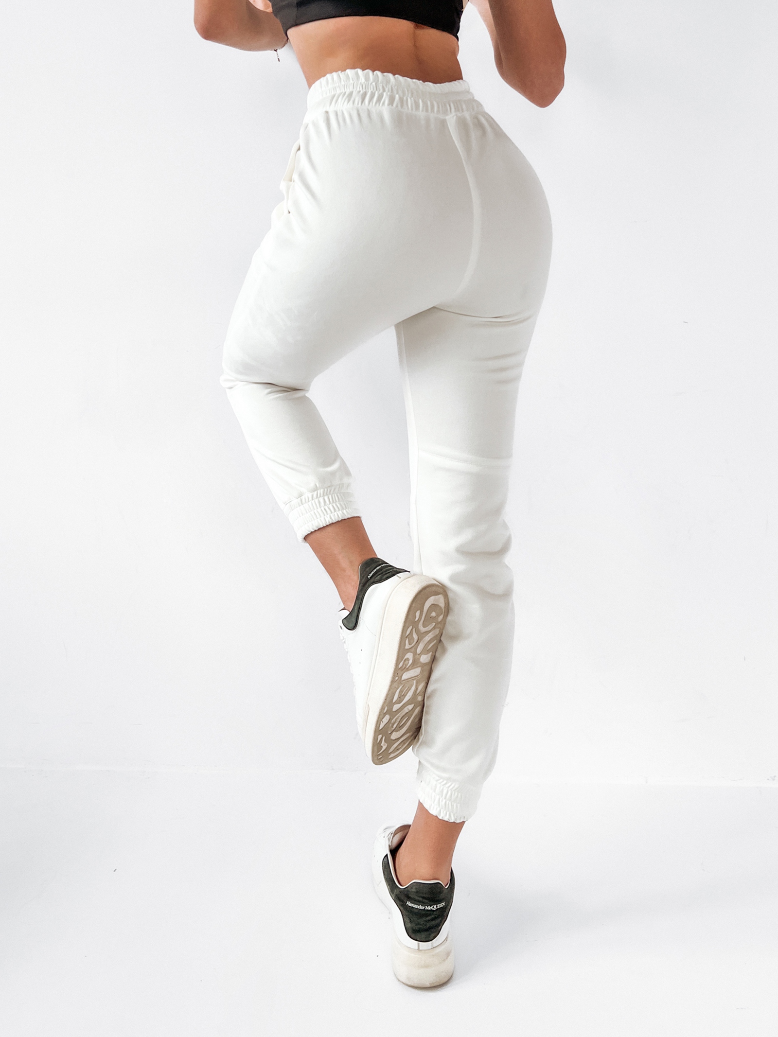 Spodnie dresowe Natural Ola Voga ecru