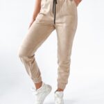 Spodnie dresowe Natural Ola Voga beżowe