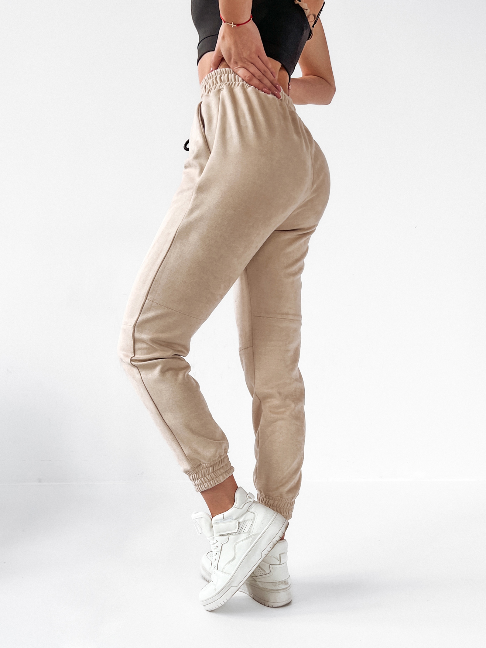 Spodnie dresowe Natural Ola Voga beżowe