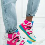 -wyprzedane-Buty sportowe Rock Colorido neon fuksja
