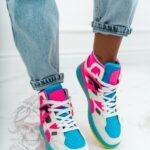 -wyprzedane-Buty sportowe Rock Colorido neon fuksja