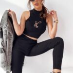 Komplet dopasowany Jenny Ola Voga czarny