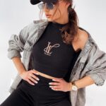 Komplet dopasowany Jenny Ola Voga czarny