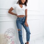 Bluzka polo Game biała