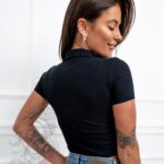 Bluzka polo Game czarna