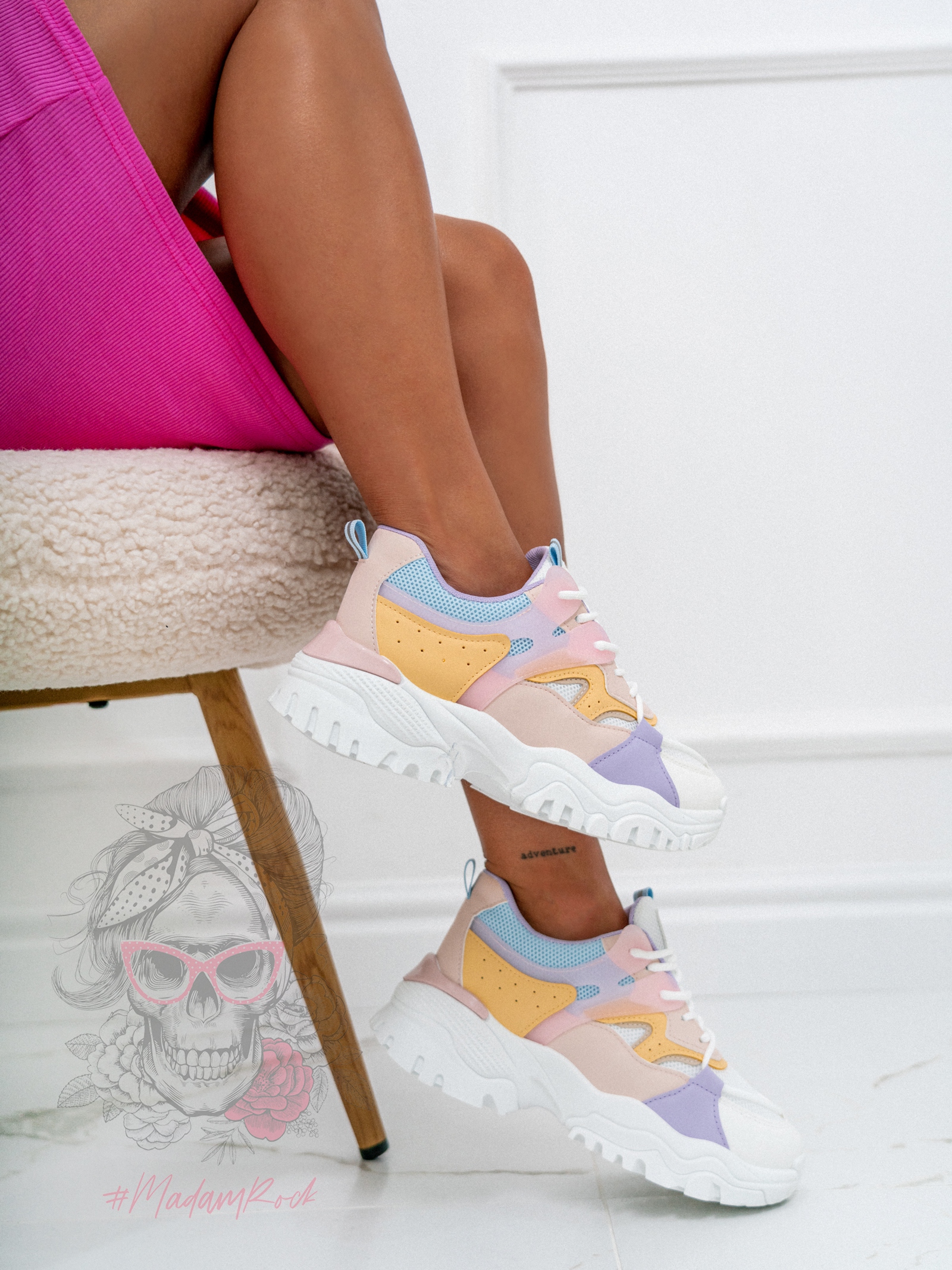 Buty sportowe Madam Cakes pudrowe Buty sportowe Madam Cakes pudrowe