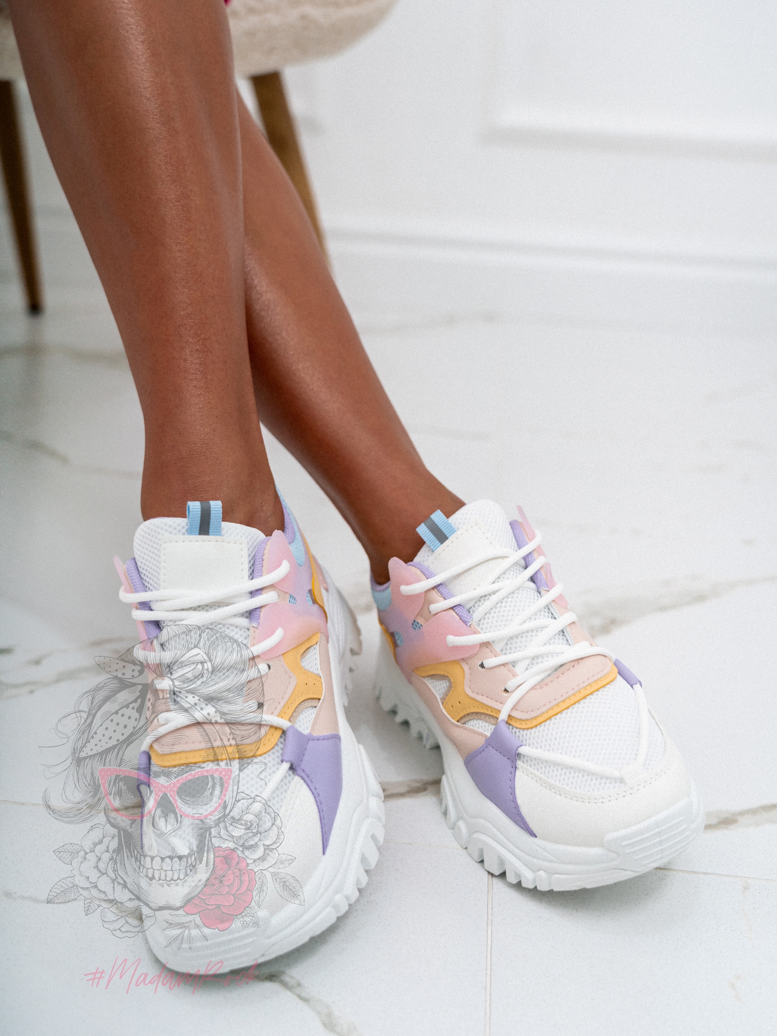 Buty sportowe Madam Cakes pudrowe Buty sportowe Madam Cakes pudrowe