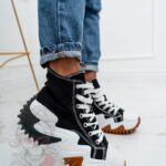 Trampki za kostkę Madam Lefo czarne