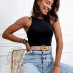 -wyprzedane-Top na ramiączka Nudes czarny