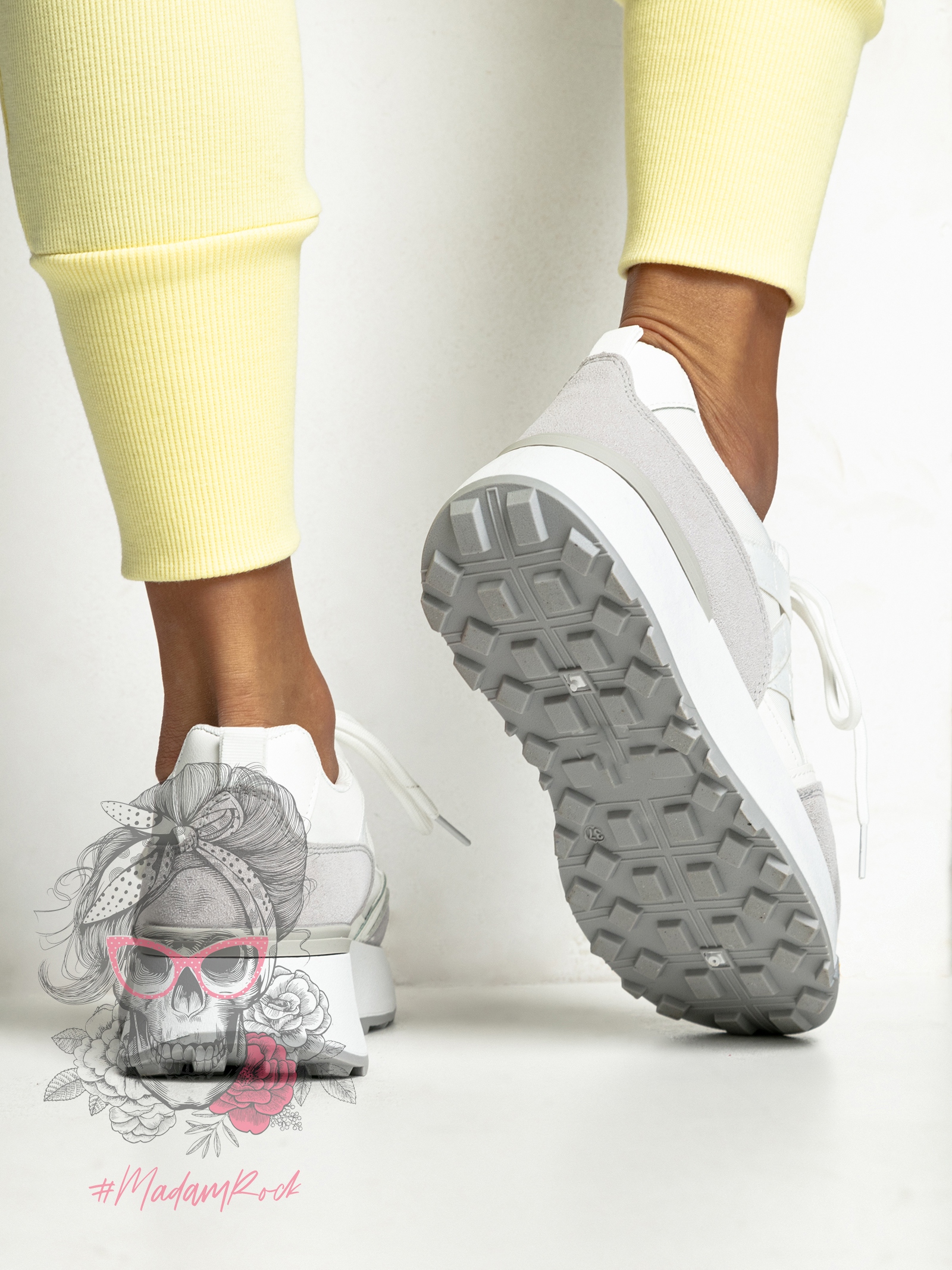 -wyprzedane- Buty Madam Homely II białe