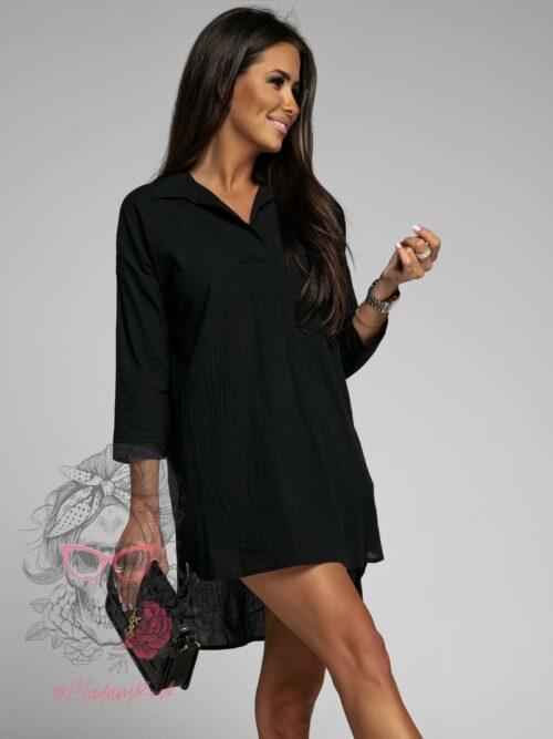 Koszula oversize Ola Voga Calm czarna