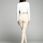 Legginsy klasyczne Ola Voga Simple j.beżowe