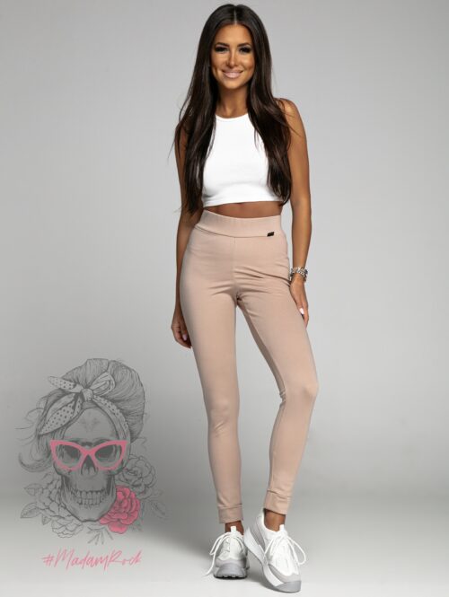 Legginsy klasyczne Ola Voga Simple c. beżowe