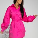 -wyprzedane-Koszula bawełniana Ola Voga Kate amarantowa