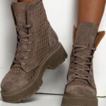 Workery skórzane Madam Comb ziemiste