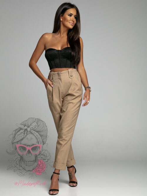 Spodnie casualowe Sempes karmelowe