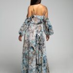 Sukienka maxi NB Aurora grecki wzór
