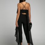 Top ze skrzydłami NB Flaf czarny