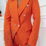 Marynarka elegancka Gracje pomarańczowa