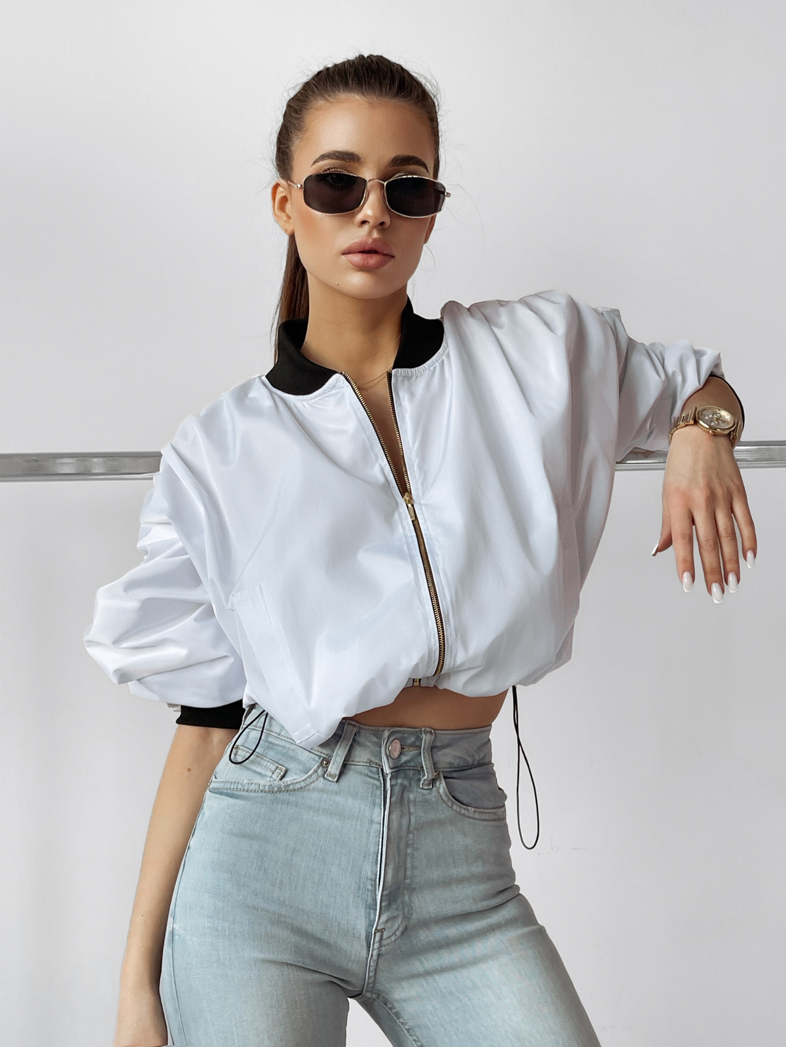 Kurtka bomberka App O'la Voga biała