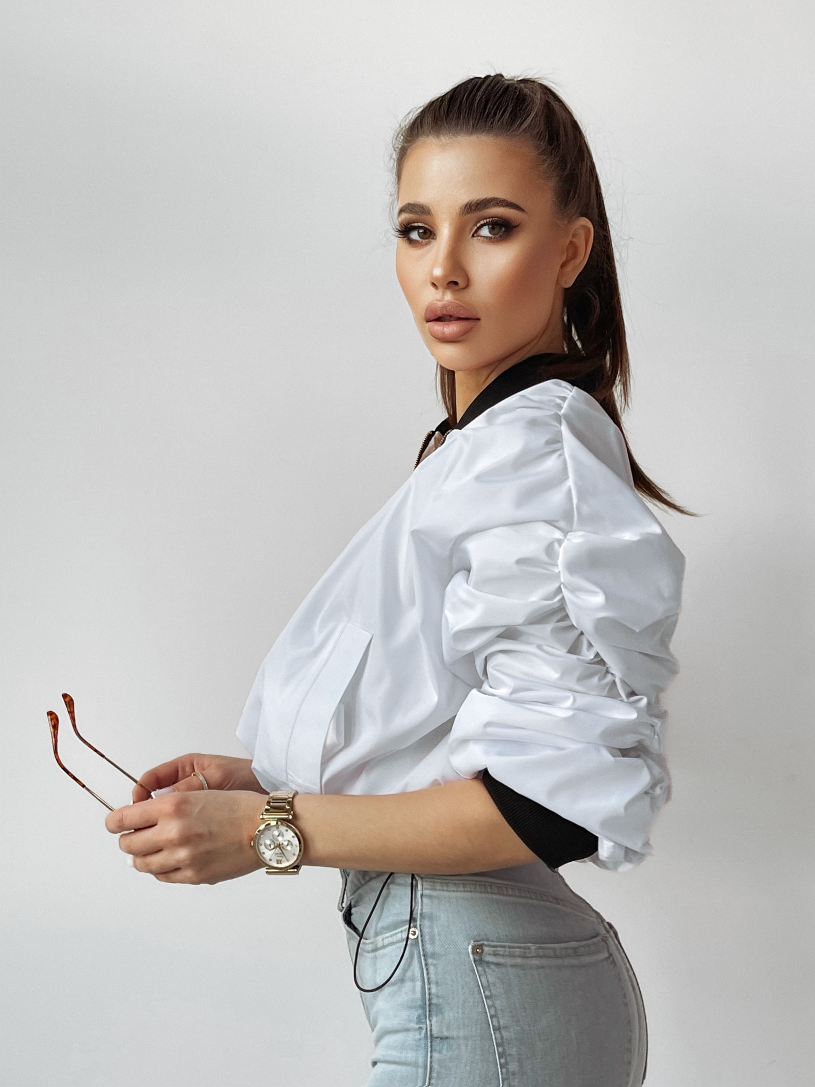 Kurtka bomberka App O'la Voga biała