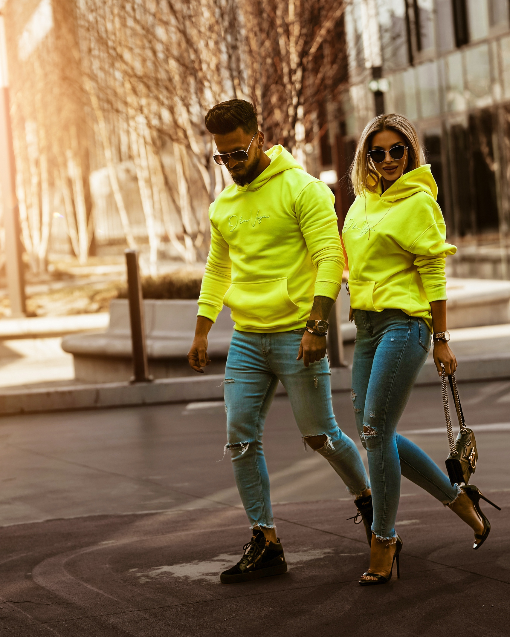 Bluza Spring Mood Woman Ola Voga neonowa limonkowa