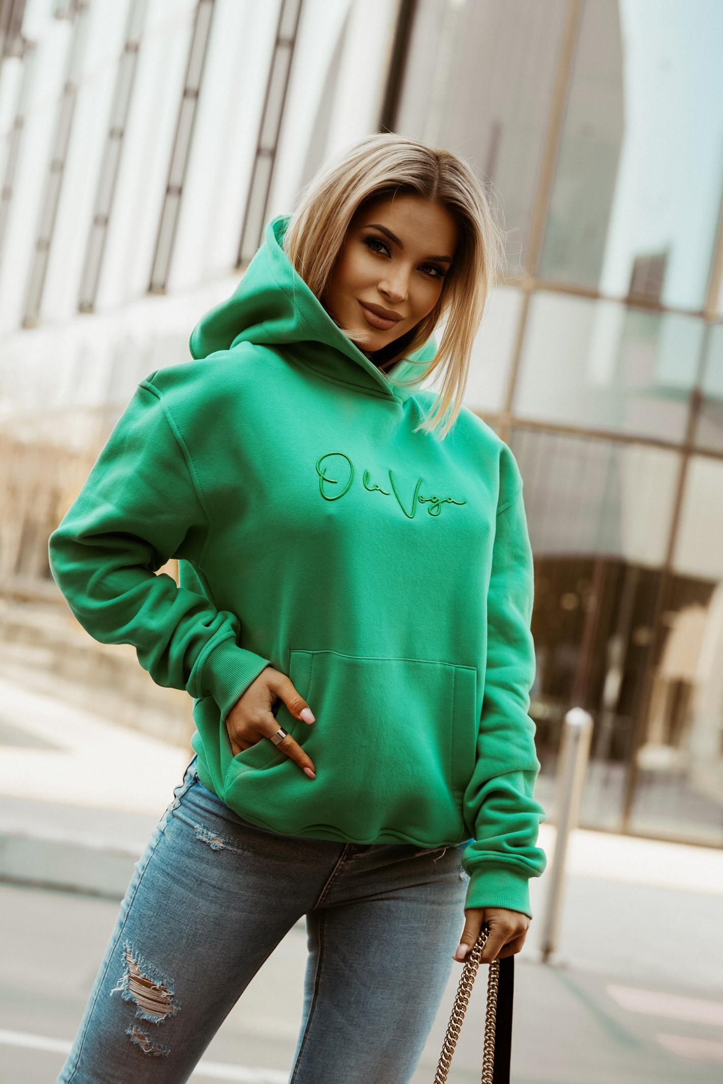 Bluza Spring Mood Woman Ola Voga j.zielona