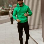 Bluza męska Ola Voga Spring Mood Man zielona