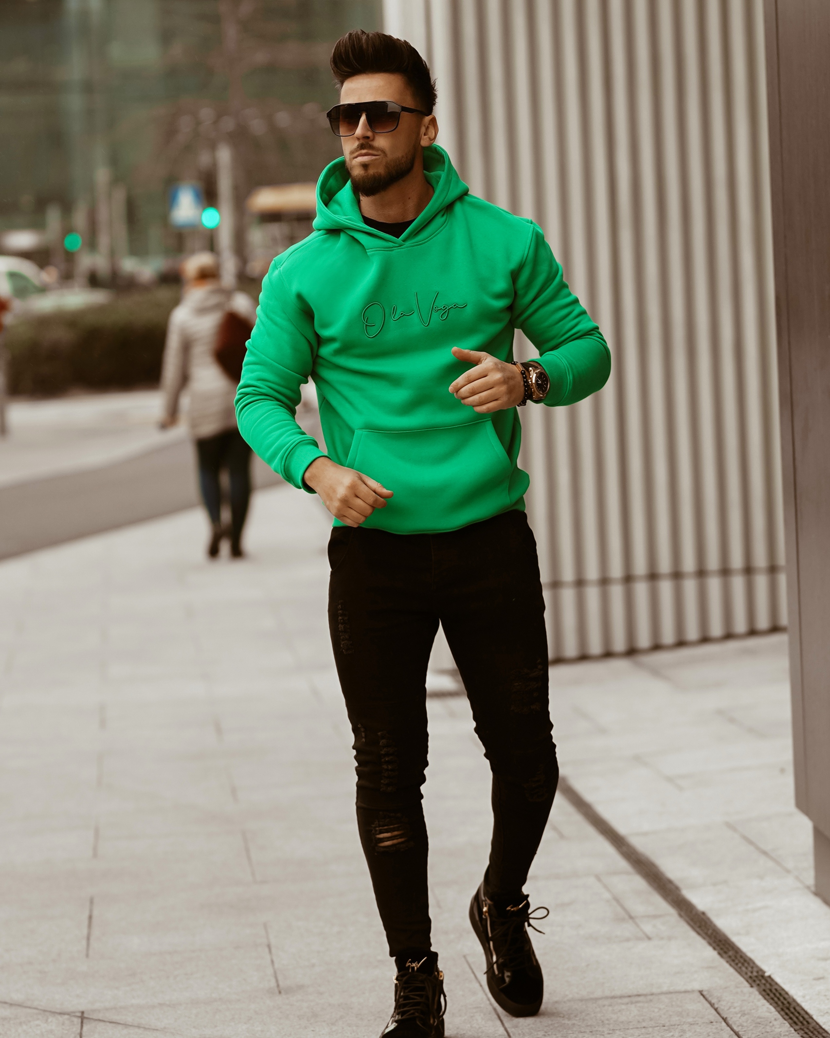 Bluza męska Ola Voga Spring Mood Man zielona