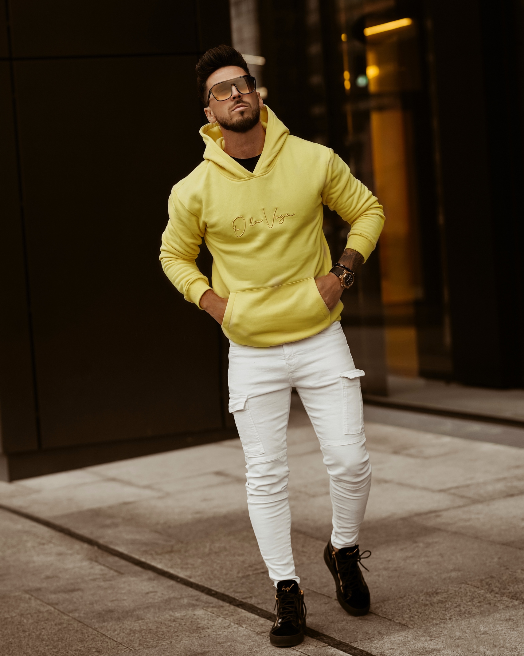 Bluza męska Ola Voga Spring Mood Man żółta