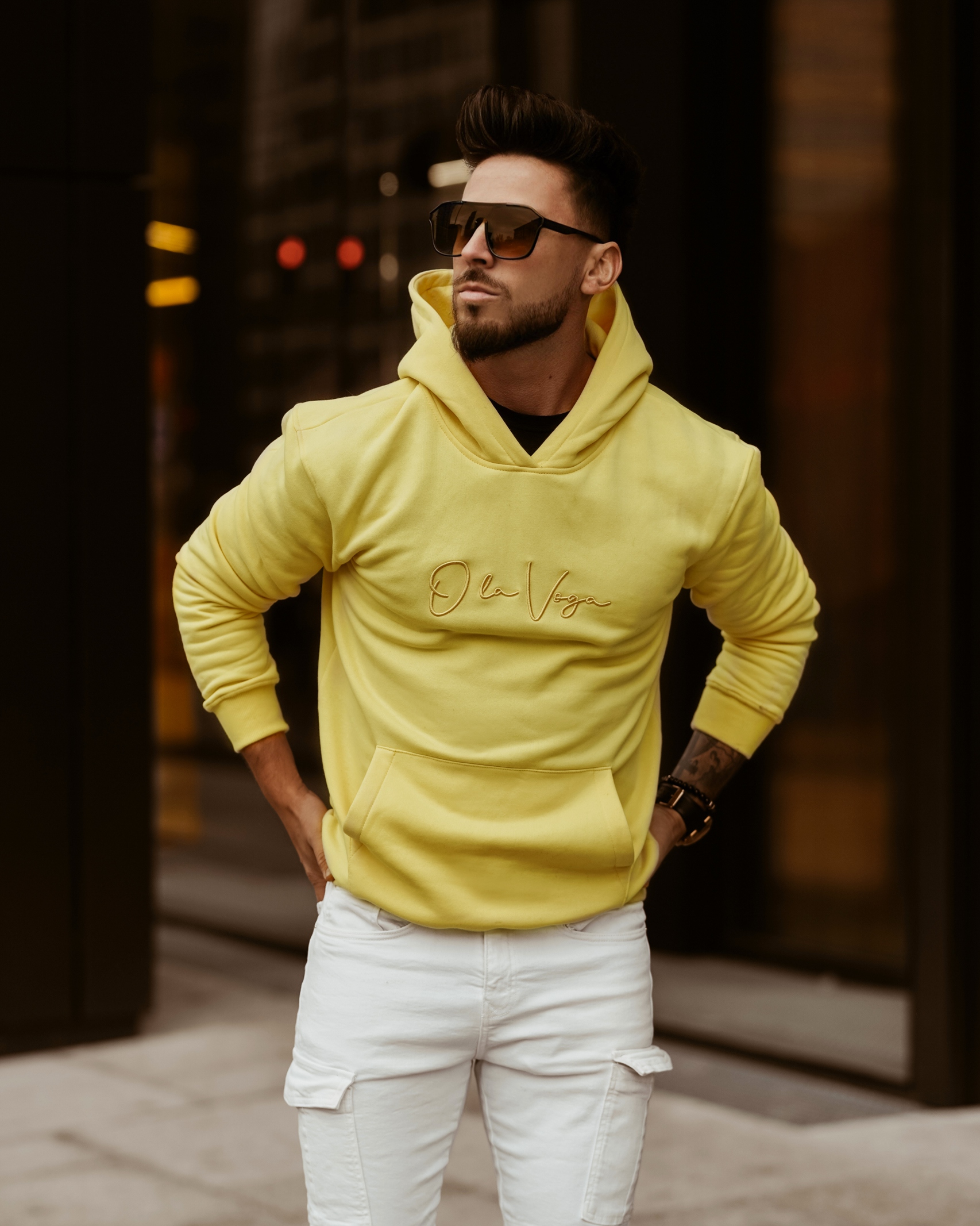 Bluza męska Ola Voga Spring Mood Man żółta