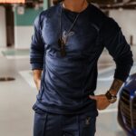 Komplet męski Ola Voga Gold Lv Man granatowy