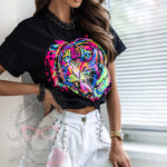 Szorty Overskirt III z ćwiekami białe