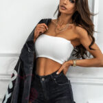 Szorty jeansowe Rock Ground szare