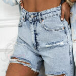 Spodenki jeansowe Madam Jumble niebieskie