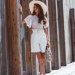 Spodenki jeansowe Sikreti beżowe