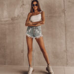 Body z wycięciami Frilly Look ecru