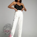 Spodnie cygaretki Melisma ecru