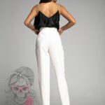 Spodnie cygaretki Melisma ecru