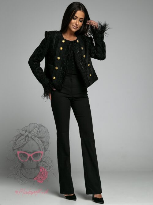 Żakiet premium żakardowy Parisio czarny