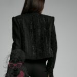 Żakiet premium żakardowy Parisio czarny