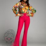 -wyprzedane-Koszula z piórami Egsotic pomarańczowa