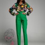 -wyprzedane-Koszula z piórami Egsotic czarna